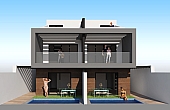 5-21602/1240, 3 Bedroom 3 Bathroom semi-detached in San Javier