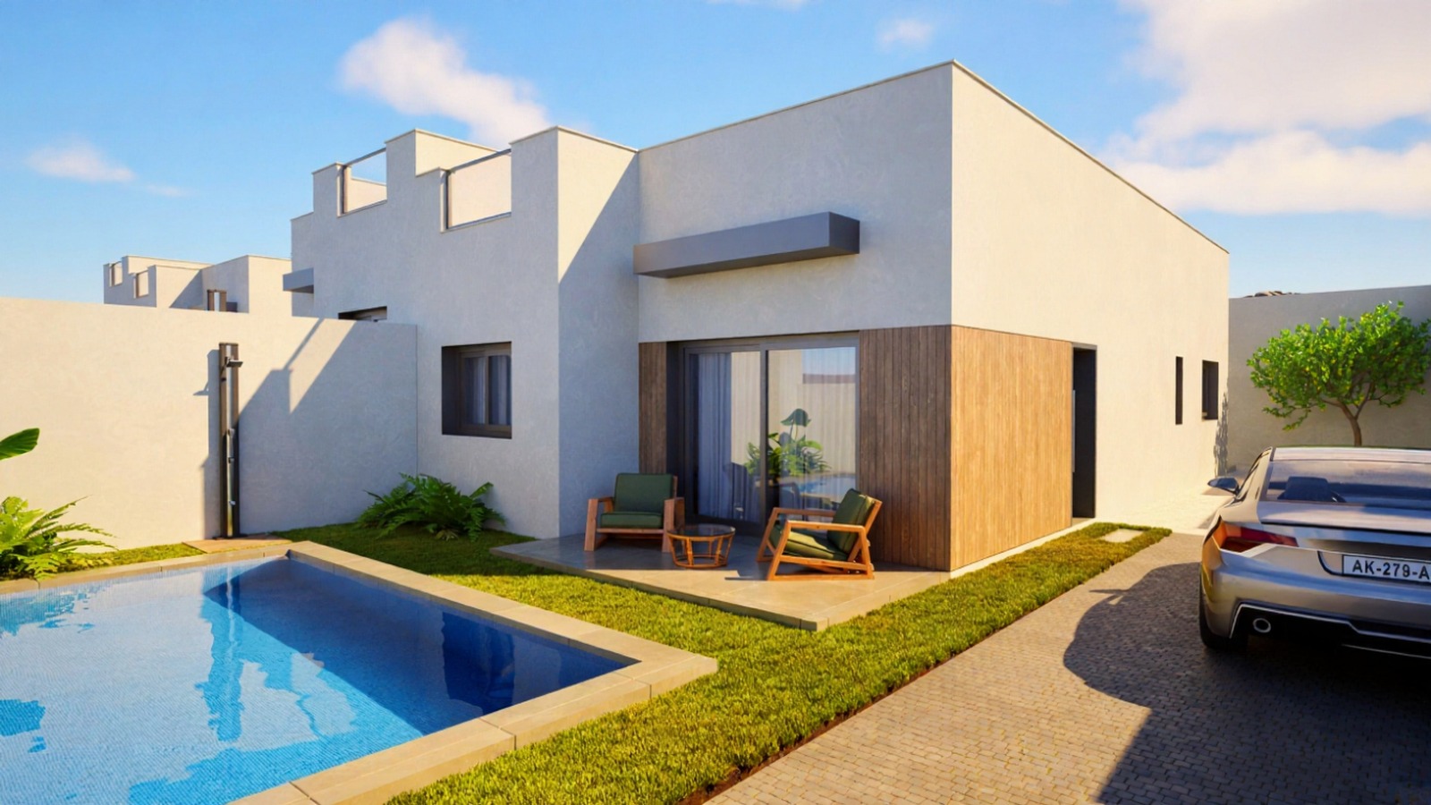For sale - 3 Bedroom 2 Bathroom semi-detached in Mazarrón - Mazarrón  - Murcia