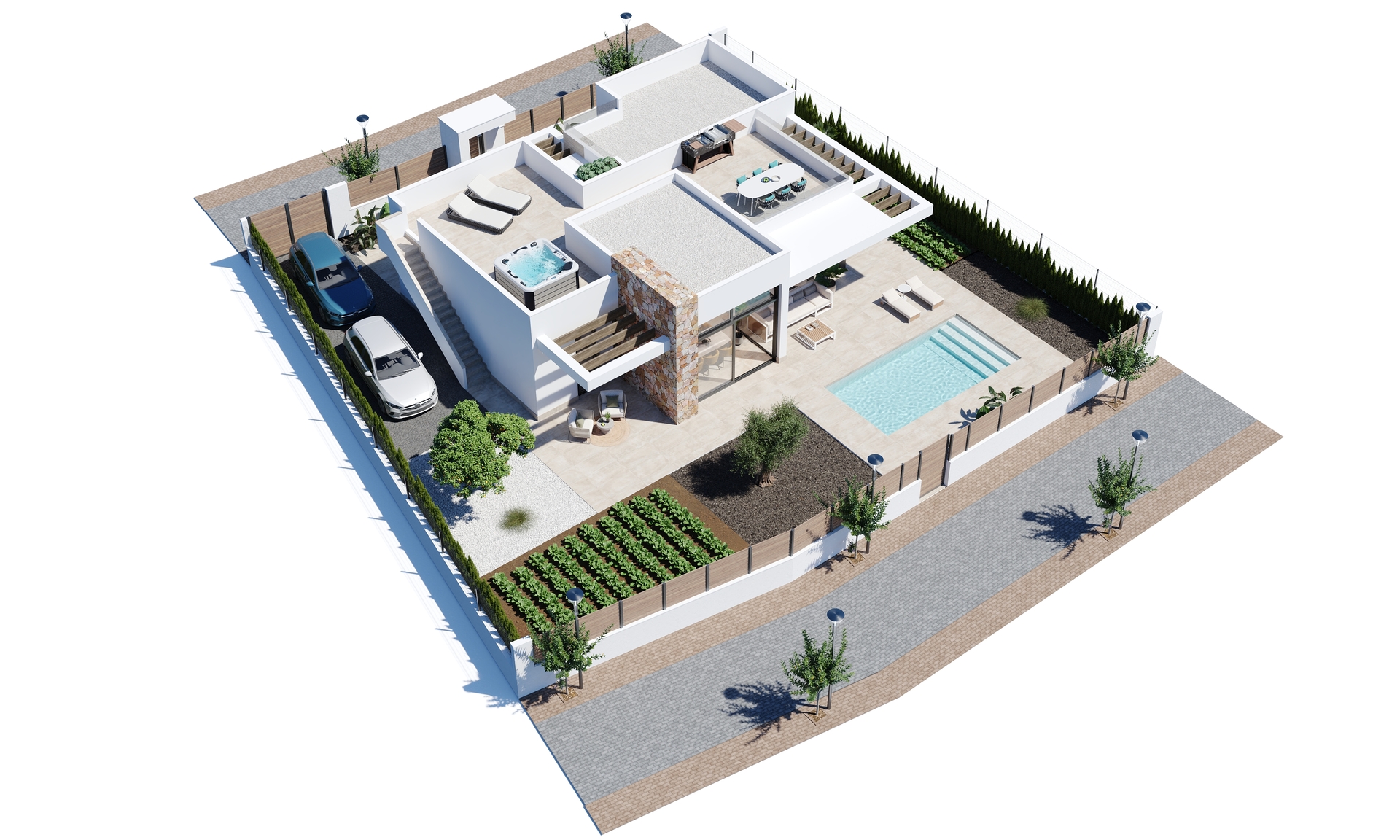 For sale - 3 Bedroom 2 Bathroom detached in Hacienda del Alamo Golf - Hacienda del Alamo Golf  - Murcia