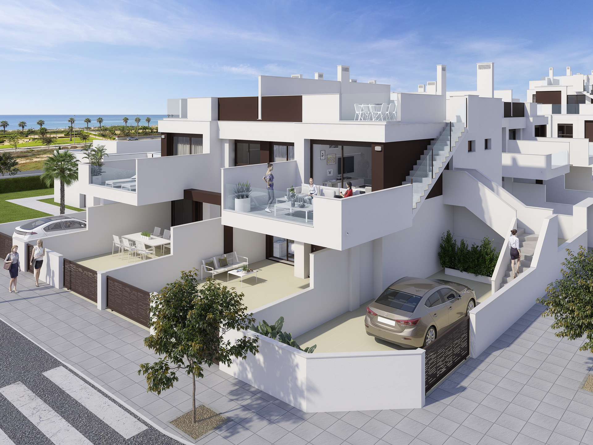For sale - 3 Bedroom 2 Bathroom terraced in Torre de la Horadada - Torre de la Horadada  - Alicante